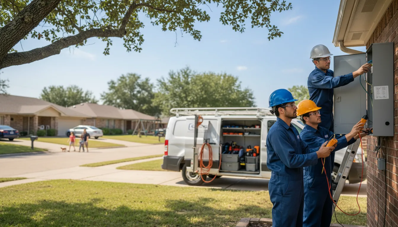 Certified electrician providing emergency electrical services in Lewistown, IL
